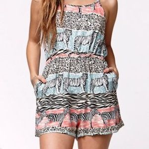 Cute Animal Print Romper Size Medium!